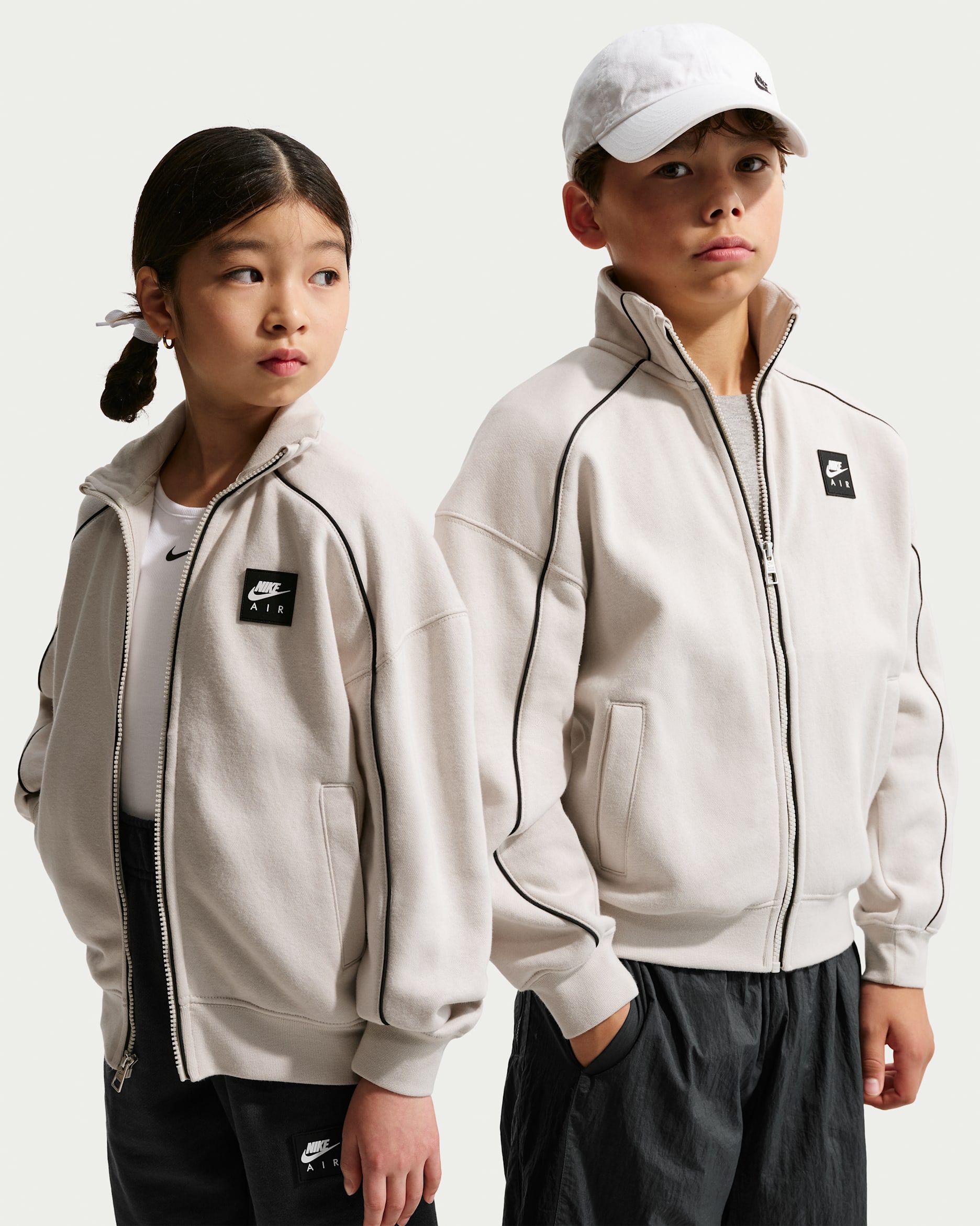 Nike Air Big Kids' Fleece Track Jacket. Nike.com